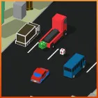 Blocky Traffic Racer is a racing game with blocks where you drive on busy roadways and see how fast you can react. Players must successfully avoid traffic, gather coins and energy to fix or improve their autos.