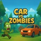 Car vs Zombie is a fast-paced survival game where players drive against waves of zombies. The game offers a tense yet fun action feel thanks to its low-poly graphics.
