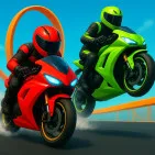 Crazy Bike Stunts PvP is an extreme driving game where players enter a world of high-speed stunts, challenges, and breathtaking maneuvers.