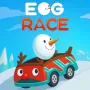 Egg Race, a fun and challenging game! In this game, you will control a small car carrying a fragile egg. The task seems simple: drive and keep your balance so that the egg does not fall or break.