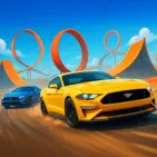 Epic Stunts PvP 3D is a thrilling 3D racing game where players can drive powerful muscle cars, perform spectacular stunts, and compete directly with friends in PvP modes.