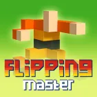 Flipping Master is an arcade runner game with continuous flipping gameplay in a confined space, focusing on reflexes and rhythm.