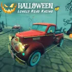 Halloween Lonely Road is a 3D racing game set in a spooky Halloween night, where players rush on a long road under the moonlight, through glowing pumpkins and a gloomy scene that makes the heart beat faster.