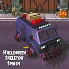 Halloween Skeleton Smash is a driving game that combines horror action, taking players into a mysterious haunted cemetery on Halloween night. In the game, you will control your truck to crush dancing skeletons and wandering ghosts on the road, experiencing unprecedented suspense and excitement.