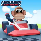 King Kong Kart Racing is a dramatic and fun kart racing game that takes players into vibrant races in a colorful cartoon world. The game offers challenging driving tracks where you need to overtake opponents, collect fuel and take advantage of acceleration sections to win.