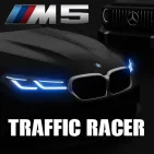 M5 Traffic Racer is a high-speed racing game where you control powerful cars and weave through heavy traffic.