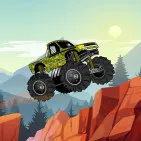 Monster Truck 2D In Monster Truck 2D, players drive huge trucks over difficult terrain in an engaging 2D game. The game is fun since you may jump, balance the car, and collect coins to get high scores.