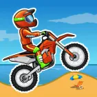 Moto X3M is an exciting motorcycle racing game where players will experience thrilling and dramatic moments on challenging roads.
