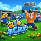 In the competitive simulation game Rob a Car, participants establish vehicle garages and make money in a busy metropolis.