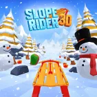 Slope Rider 3D is a high-speed skiing arcade game with challenging endless gameplay.