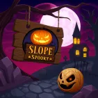 Slope Spooky is a thrilling rolling ball game where speed meets the spooky Halloween atmosphere. Players will control the ball to roll down the slopes full of obstacles and ghosts that suddenly appear, challenging reflexes and absolute concentration.