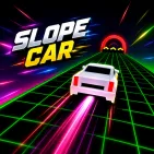 Slope Car is a high-speed arcade racing game where you slide down limitless slopes in a colorful neon world.