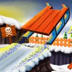 Snow Rider is a high-speed skiing game where you will control a sled to rush through the white-covered mountains, avoid unexpected obstacles, and collect colorful gifts. 