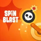 Spin Blast is a simple yet incredibly addictive arcade game where you shoot bombs at a colorful spinning wheel, challenging your reflexes and accuracy.