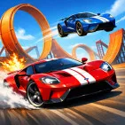 Two Stunt Supercars is a thrilling racing game where you can feel the excitement of piloting sleek supercars and pulling off amazing stunts.