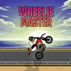 Wheelie Master is a 2D motorcycle driving game where you must keep the rear wheel airborne for as long as possible to overcome steep and challenging terrain.