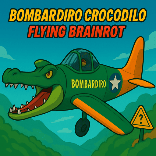 Play game Bombardiro Crocodilo Flying Brainrot