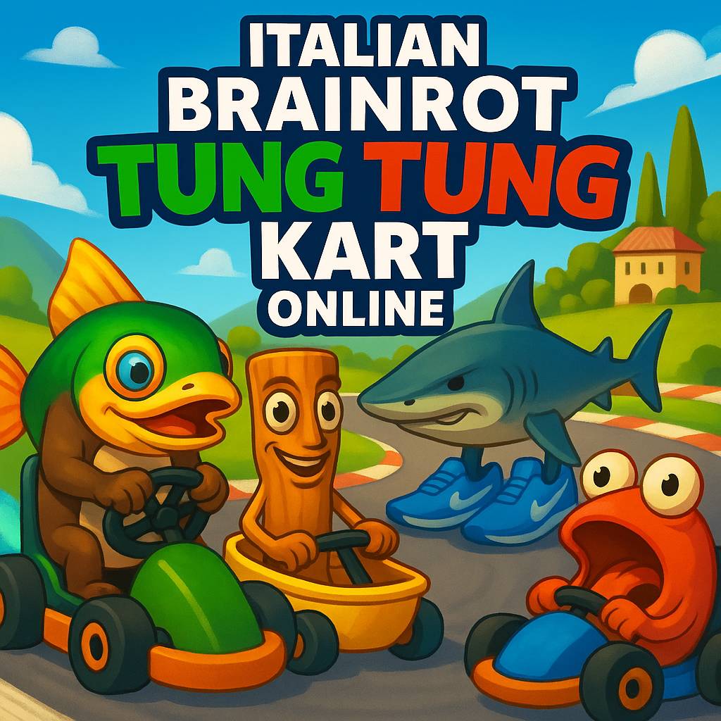 Play game Italian Brainrot Tung Tung Kart Online