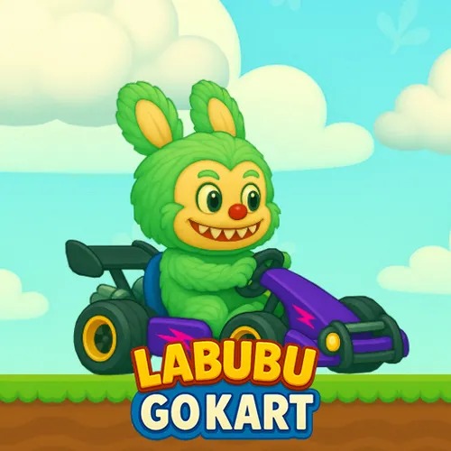Play game Labubu Gokart